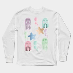 Ocean Doodles #1 Long Sleeve T-Shirt